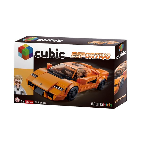 Bloco de montar Carro de Corrida com 264 Pcs Multikids - BR2283OUT [Reembalado] BR2283OUT