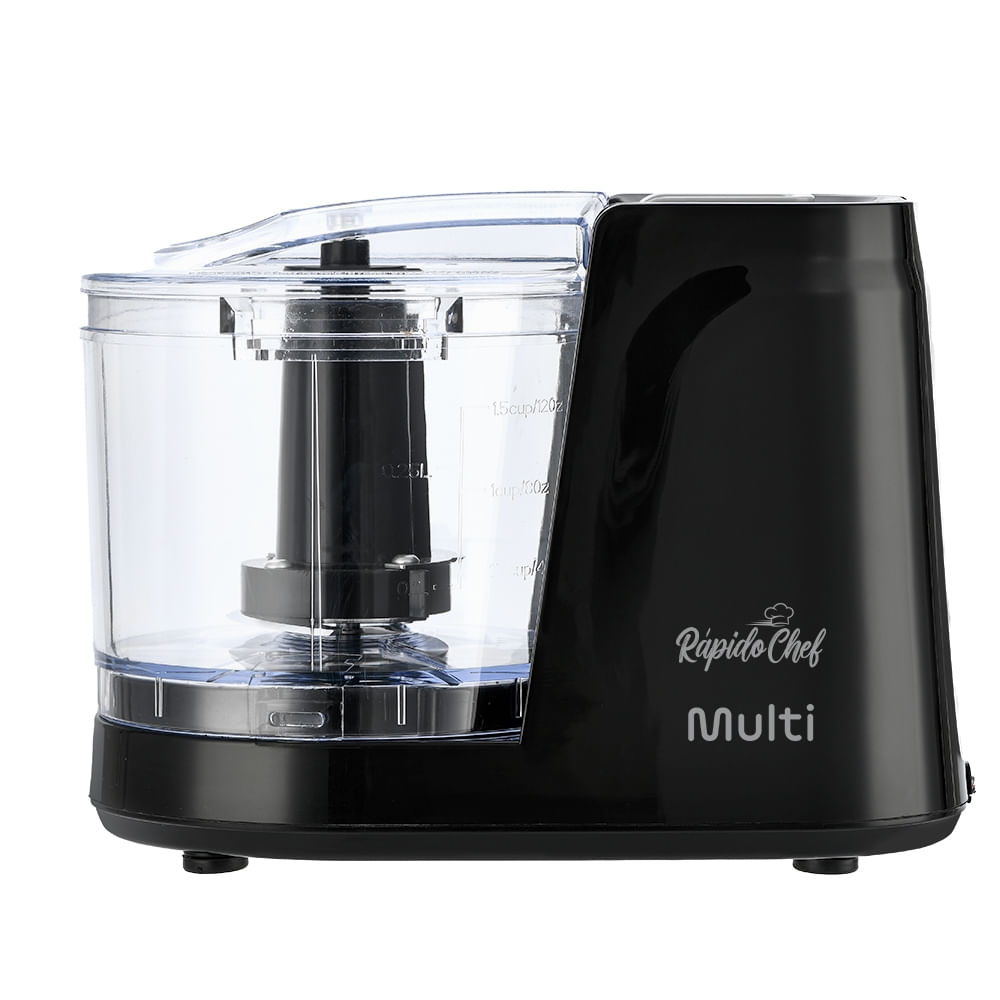 Mini Processador de Alimentos 350ml 220V 100W Preto Multi - CE077OUT [Reembalado]