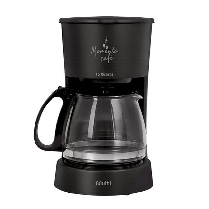 Cafeteira Elétrica 15 Xícaras Jarra de Vidro c/ Filtro Reutilizável e Colher Dosadora 220v - 650w Multi - GO036OUT [Reembalado] GO036OUT