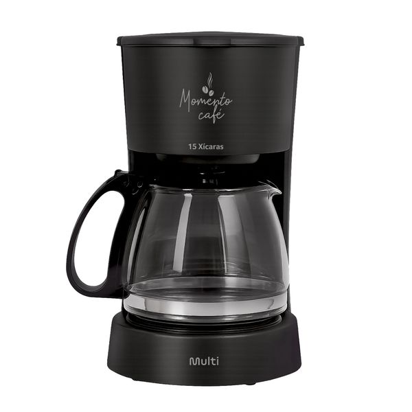Cafeteira Elétrica 15 Xícaras Jarra de Vidro c/ Filtro Reutilizável e Colher Dosadora 650W 127v- Multi - GO035OUT [Reembalado] GO035OUT