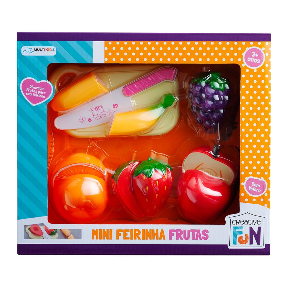 Creative Fun Mini Feirinha Frutas Multikids - BR1111OUT [Reembalado]
