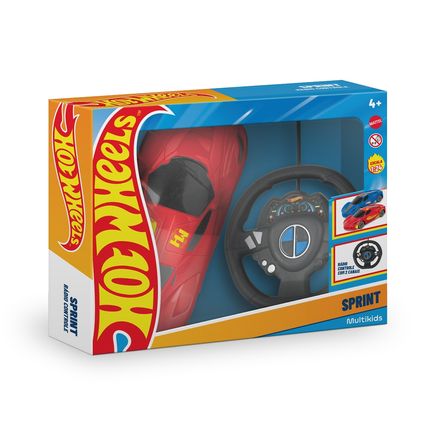 Hot Wheels Carro RC Vermelho 2 Canais Multikids - BR2470 BR2470