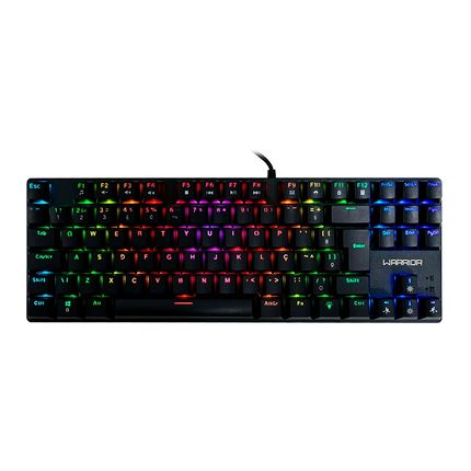 Teclado Gamer Mecânico Royal Cross Preto Warrior - TC312OUT [Reembalado] TC312OUT