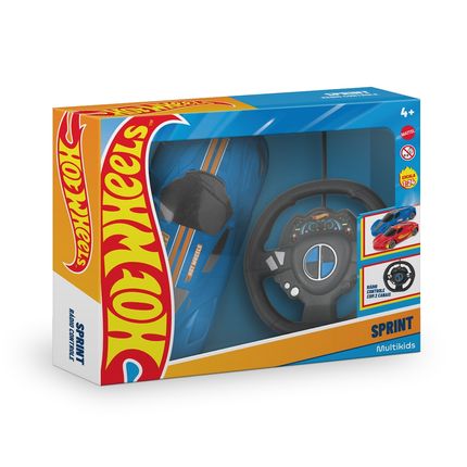 Hot Wheels Carro RC Azul 2 Canais Multikids - BR2469OUT [Reembalado] BR2469OUT