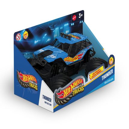 Caminhão Monstro Hot Wheels Luz e Som Multikids - BR2528OUT [Reembalado] BR2528OUT