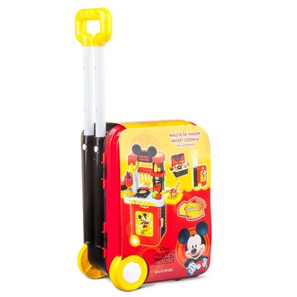 Maleta de Viagem Mickey Cozinha Playset 3 Em 1 Multikids - BR1300OUT [Reembalado] BR1300OUT