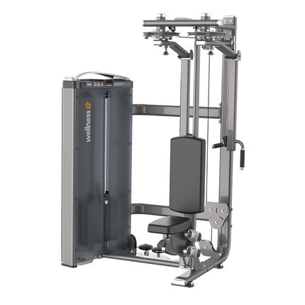 Pec Fly / Rear Delt Profissional Prestige Preto 60kg Wellness - EM406OUT [Reembalado] EM406OUT