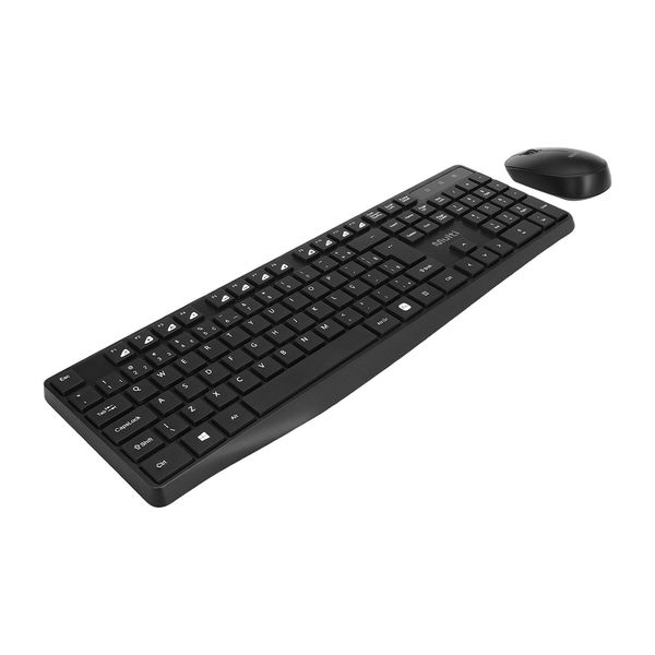 Kit Teclado e Mouse Sem Fio com Teclas Multimídia Preto Multi - TC612 TC612