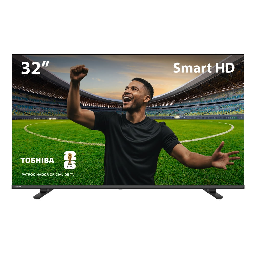 Smart TV DLED 32" HD Toshiba 32V35L VIDAA 2 HDMI 2 USB Wi-Fi - TB016MOUT [Reembalado]