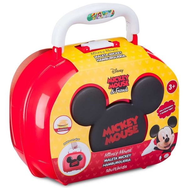 Maleta Mickey Hamburgueria Com 7 Acessórios Multikids - BR1565OUT [Reembalado] BR1565OUT