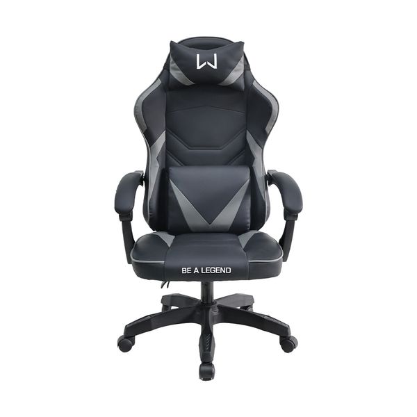 Cadeira Gamer Forge Super Resistênte Preta e Cinza Warrior - GA300 GA300