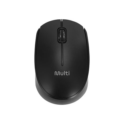Mouse Sem Fio USB 2.4GHZ 1600 DPI Preto Multi - MO602 MO602