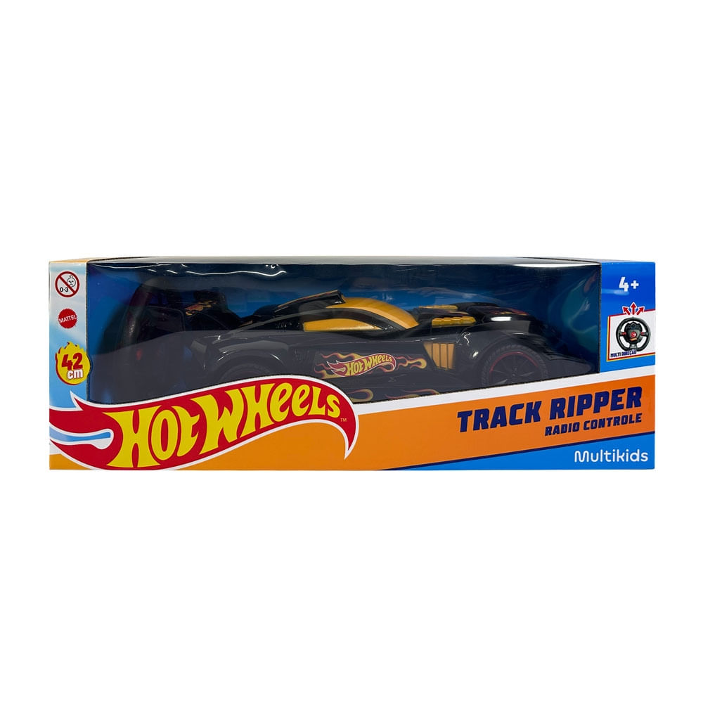 Carrinho de Controle Remoto Hot Wheels Track Ripper Preto Multikids - BR2578OUT [Reembalado]