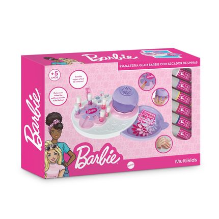 Esmalteria Glam Barbie Com Secador De Unhas Multikids - BR2423OUT [Reembalado] BR2423OUT