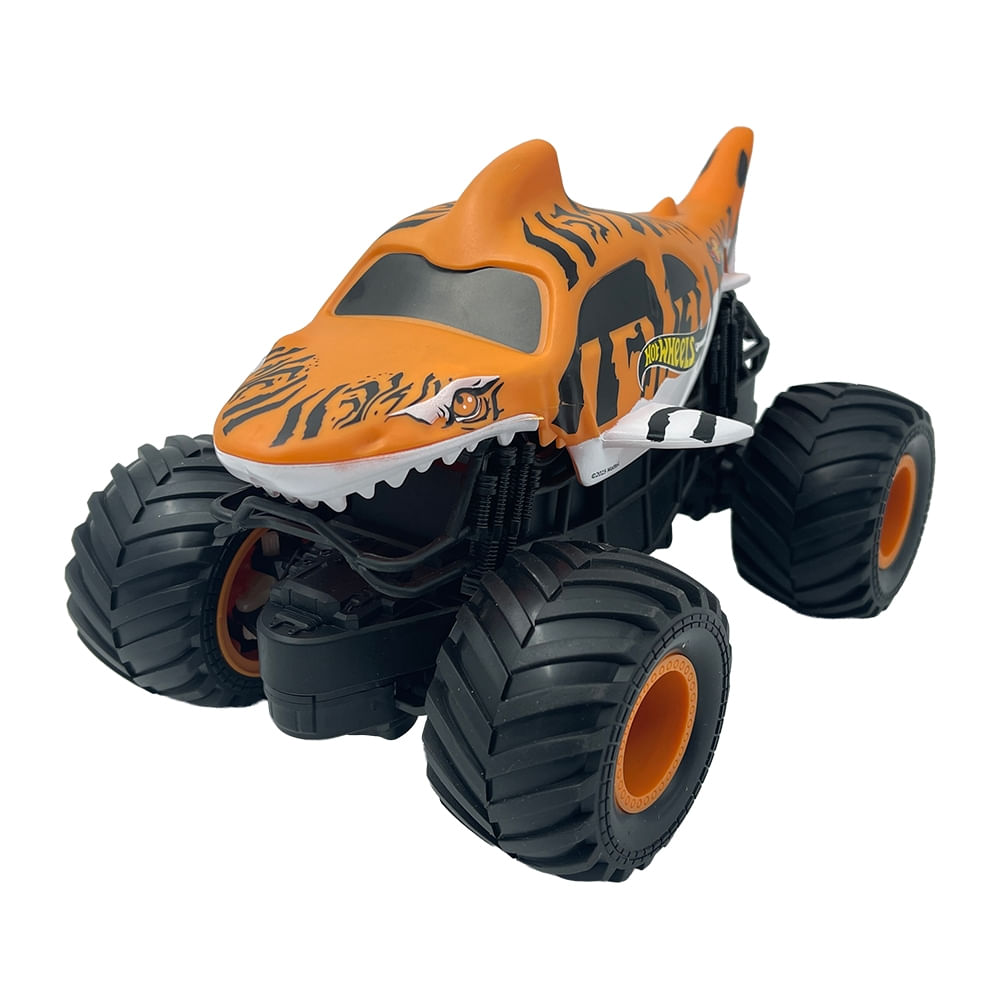Monster Truck Titan Shark de Controle Remoto Hot Wheels 1:24 Multikids - BR2532OUT [Reembalado]