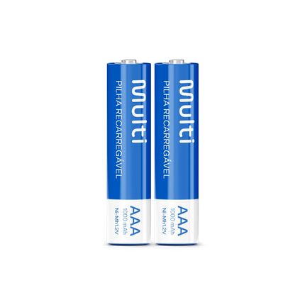 Pilhas Recarregáveis AAA 1000Mah com 2 Unidades - CB051OUT [Reembalado] CB051OUT