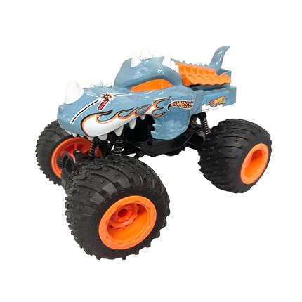 Monster Truck Dino Thunder de Controle Remoto Hot Wheels 1:24 Multikids - BR2531OUT [Reembalado] BR2531OUT