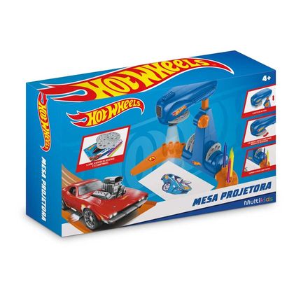 Projetor de Desenhos Hot Wheels com 24 Desenhos Multikids - BR2087OUT [Reembalado] BR2087OUT