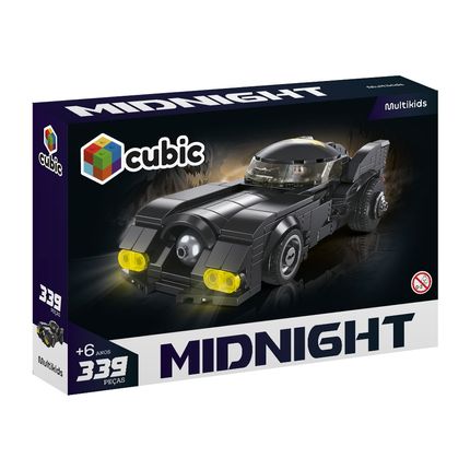 Blocos de Montar Cubic Carro Midnight 339 Peças Multikids - BR2626 BR2626