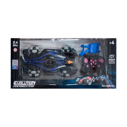 Carrinho de Formula 1 Azul de Controle Remoto Multikids - BR2261 BR2261