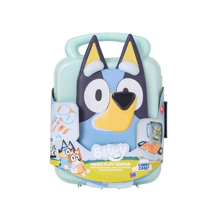 Kit Médico Maleta com Acessórios de Exame e Primeiros Socorros Dr. Bluey Multikids - BR2731 BR2731