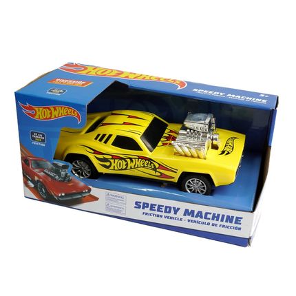 Carrinho de Fricção Hot Wheels  Speed Machine Com Luz e Som Multikids - BR2085 BR2085