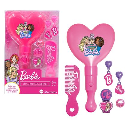 Espelho Magic Mirror com Luz Barbie Multikids - BR2592 BR2592