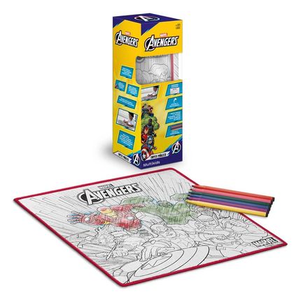 Tapete Magico de Pintar Lavavel Marvel Avengers com Canetinhas Multikids - BR2556 BR2556