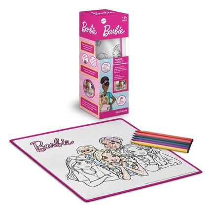 Tapete Magico de Pintar Lavavel Barbie com Canetinhas Multikids - BR2558 BR2558
