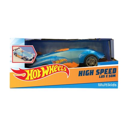 Carrinho Hot Wheels Turbo Blast Com Luz e Som Multikids - BR2633 BR2633