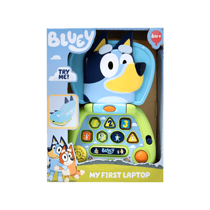 Meu Primeiro Notebook com Sons, Luzes e Atividades Bluey Multikids - BR2737 BR2737