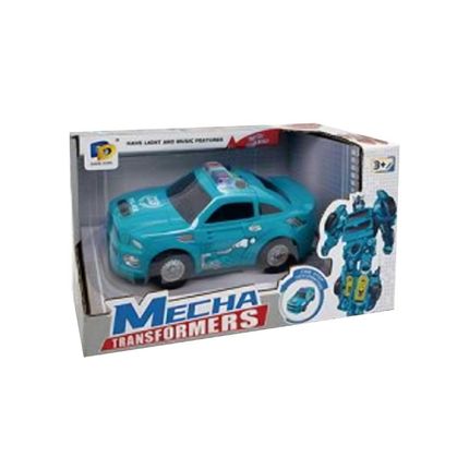 Robô Transformável Megaformers Cyanox Ciano com Luz e Som Interativo Multikids - BR2671OUT [Reembalado] BR2671OUT