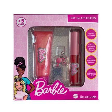 Kit Glosses com Cheirinho de Morango e Chaveiro Multikids - BR2591OUT [Reembalado] BR2591OUT