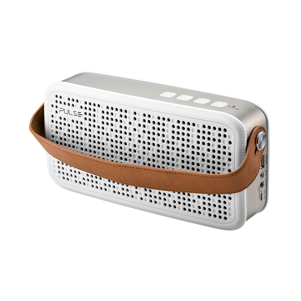 caixa de som bluetooth hands free pulse branco sp248 pulse sound novo