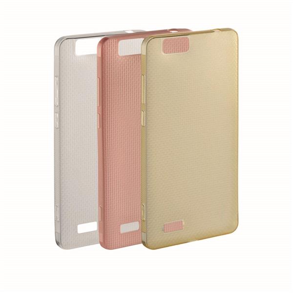 Kit de Capa Protetora para Smartphone Ms70(P9037) Silicone Dourado/Rose Multilaser - PR373