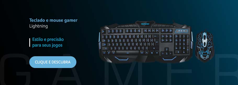 TC195 Teclado e mouse Lightning