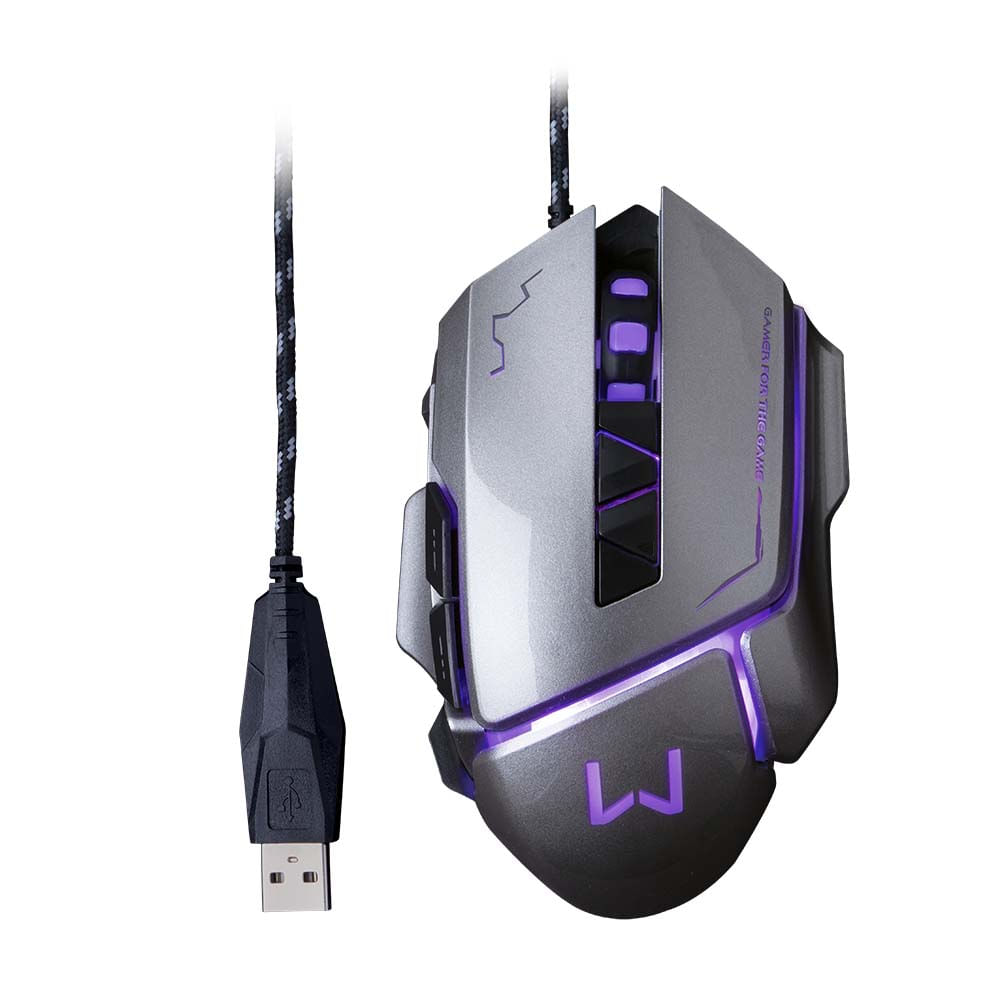 Combo Gamer - Mouse Gamer Ivor 3200DPI 7 Botões, Teclado Gamer Ragnar LED e  Headset Gamer Straton USB 2,0 Stereo LED Azul Warrior - PH244K - Camicado