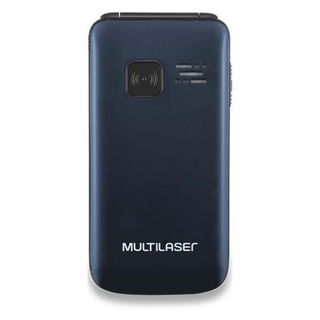 Celular Flip Vita Multilaser Dual Chip MP3 Azul - P9020OUT [Reembalado]