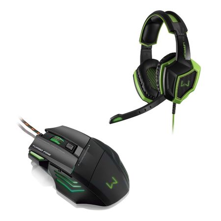 Kit Gamer - Teclado e Mouse -TC249 Army Kyler Warrior e Headset Straton USB  2,0 -PH305