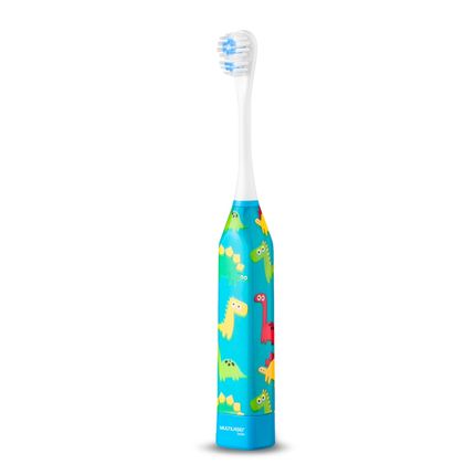 Escova Dental Elétrica Infantil Kids Health Pro Dinossauro Multilaser Saúde - HC080OUT [Reembalado] HC080OUT