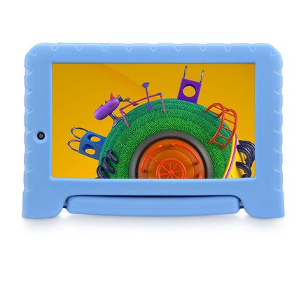 Tablet Discovery Kids 16GB Tela 7 Pol. Wi-fi Dual Câmera Multilaser Azul - NB309 NB309