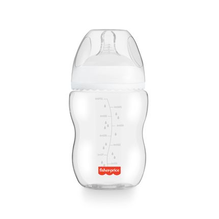 Mamadeira First Moments Clássica Neutra 270ml +2 meses Fisher Price - BB1025X [Reembalado] BB1025X