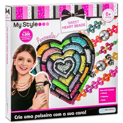 My Style Sweet Heart Beads Multikids - BR1275OUT [Reembalado] BR1275OUT