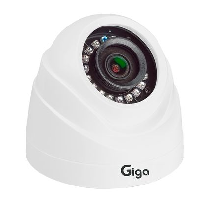 Câmera Dome Plástica 720P IR 30M 1/4 2.6MM - Giga - GS0460OUT [Reembalado] GS0460OUT