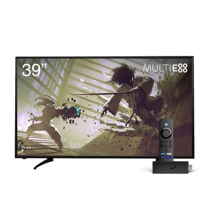 Tela DLED 39'' HD Multi com Fire Stick Lite 2 HDMI 1 USB - TL044OUT [Reembalado] TL044OUT