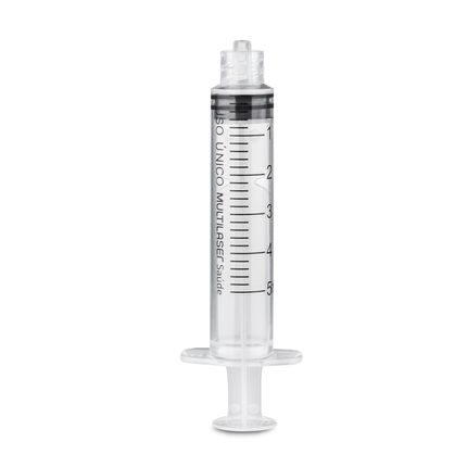 Seringa Luer Lock 5ml - Sem Agulha - Cx com 100 Uni. - Multi Saúde - HC449OUT [Reembalado] HC449OUT