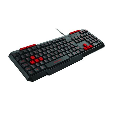Teclado Gamer Multimídia Slim Vermelho Multilaser - TC242OUT [Remanufaturado com garantia] TC242OUT
