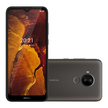 Smartphone Nokia C30 4G 64GB Tela HD+ 6.82 pol 2GB RAM Câm Dupla 13MP+Selfie...