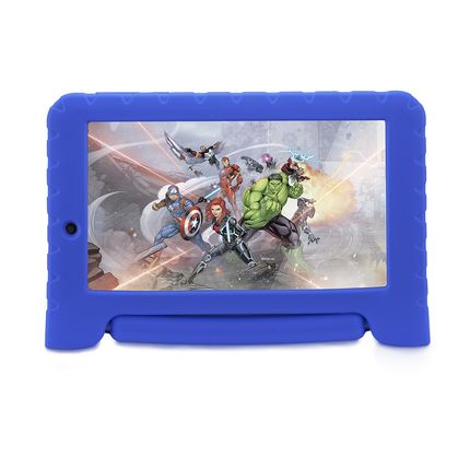 Tablet Vingadores Plus 16GB Tela 7 Pol. Quad Core Dual Câmera Azul Multilaser - NB307OUT [Reembalado] NB307OUT
