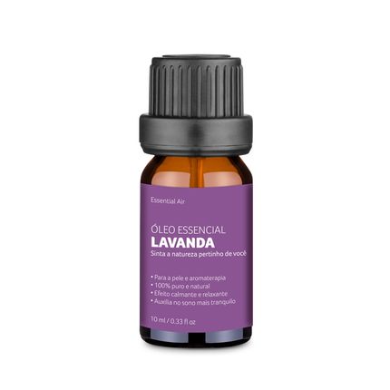 Óleo Essencial De Lavanda Anti Estresse 10ml Multilaser Saúde - HC122OUT [Reembalado] HC122OUT